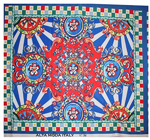 Russo Tessuti Tessuto Abbigliamento Moda Donna Raso Sicily Sicilia MODULO Carretto 70x140cm