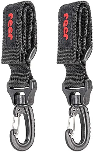 reer Clip&Go Hook Kinderwagen-Haken für einfache Befestigung von Taschen, schwarz, 84101