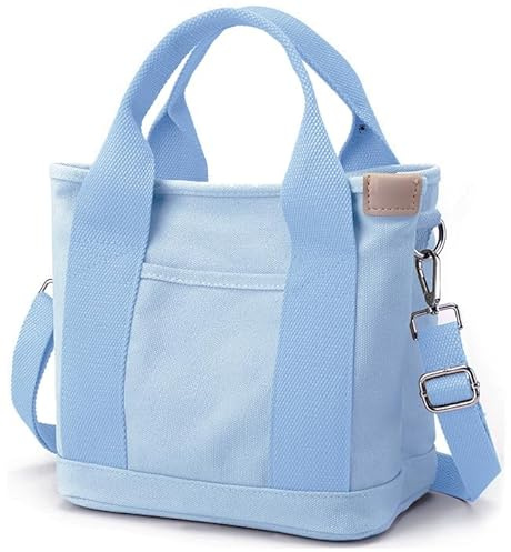 Halemet Bolsa pequeña con cremallera para mujer, bolsa cruzada de lona, bolsa de hombro, bolsa de mensajero 2023