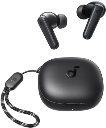 soundcore Anker R50I True Wireless in-ear Earbuds, TWS with 30hours Playtime, Clear Calls and High Bass, IPX5-Water Resistant, Connect App with 22 Preset Eqs, Quick Connectivity, Black Color