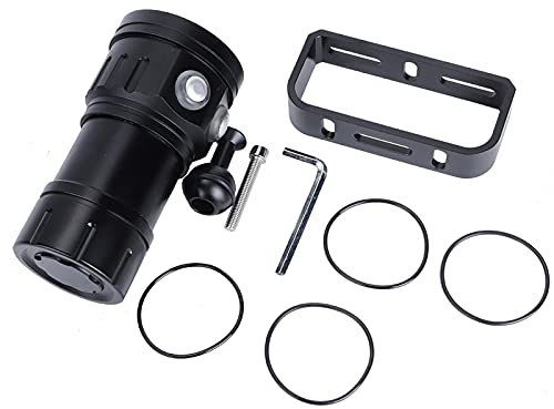 Sluffs Tauchlampe, Tauchtaschenlampe Mit Griff, Tauch-LED-Taschenlampe Mit Hohem Lumen, IPX8 18000 Lm, 500 M, wasserdichte Lampe, Licht Für Unterwasser-Outdoor-Camp