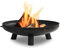 BBQ-Toro Brasero Ø 80 cm | Negro | Brasero exterior con tres patas y dos asas | Brasero para el jardín, cuenco de fuego, cuenco de fuego para jardín, cuenco de fuego