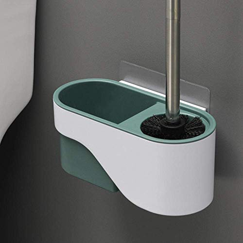 ZYMEN Toilettenbürste mit rutschfestem Griff – Toilettenbürste mit langem Griff, frei stanzbar, zur Wandmontage, für die Reinigung von Toiletten, grün Commemoration Day
