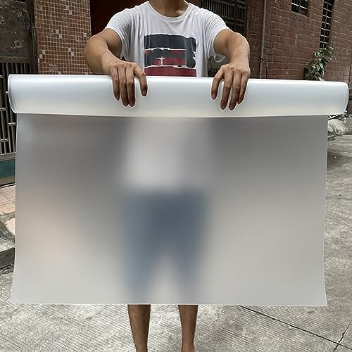 Balcony Privacy Protective Screens,Anti-peeping Balcony Cover,Frosted Acrylic Plastic Sheet,Sunshade Weatherproof Shelter for Window,Outdoor Awning Canopy Patio Fence,Custom (90x200cm(2.95x6.6ft))