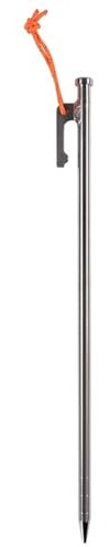 Vordach Nagel Outdoor-Titan-Bodennägel, Titanlegierungs-Bodennägel, Lange Baldachin-Zelte, Zubehör, tragbares Camping-Werkzeug Zeltheringe (Color : Pier Head 30cm)