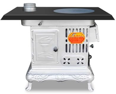 Camping Wood Stove with Oven, Hot Tent Stove for Heating, Cooking - Wood Stove with Stove Ring and Lid for Tent, Shelter - Portable and Efficient