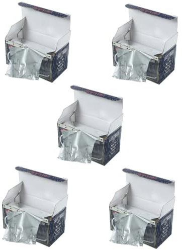 FRCOLOR 5rolls Hair Coloring Tin Foil Foil for Hair Highlighting Easy Storage Versatile for Salon Home