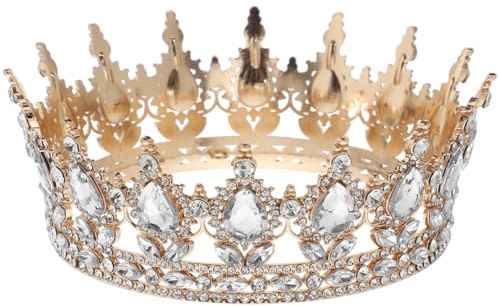 Krone Damen,Prinzessin Krone Damen Tiara Kristallkrone für Bridal Für Hochzeit Verlobung Bankett Geburtstag Party