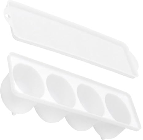 DIYEAH Portauova Sottaceto Chiusura Ermetica, Contenitore Multifunzionale in Plastica Resistente Bianco Per Conservazione e Marinatura Uova in Cucina e Frigorifero