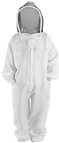 Costume d'abeille XXL, 1 pièce, combinaison complète pour apiculteur avec voile, capuche, chapeau, costumes pour gardiens d'abeilles, vêtements de protection