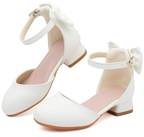 Mokayu Girls Glitter Mary Jane Princesss Shoes Dress Shoes Low Heels Toddler Sandal Sequin Party Wedding Birthday Prom Cosplay Shoes