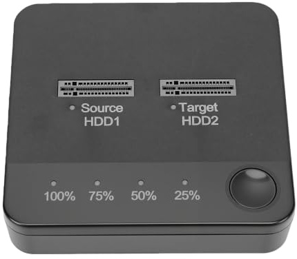 Luocute M.2 Dual Bay Dockingstation, Plug and Play, für Datenspeicher und Laufwerksverwaltung