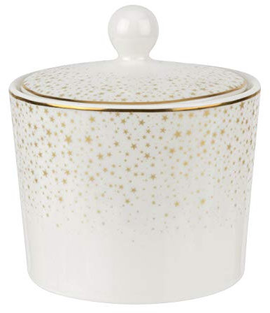 Portmeirion Home & Gifts SMCL78967-XG Sucrier couvert Blanc/doré