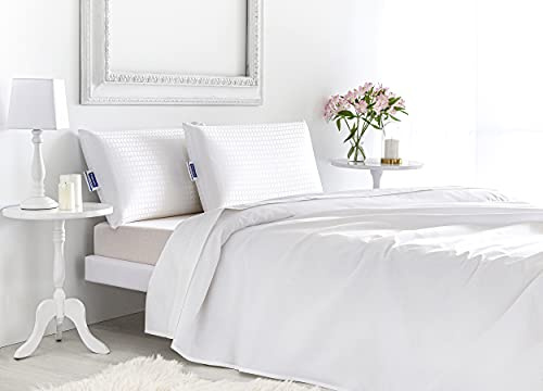 Todocama - Luxury Hotel memory kudde, dubbelt överdrag med dragkedja, Jacquardöverdrag med anti-kvalsterbehandling, värmereducerande anpassningsförmåga till nacken (120 cm)