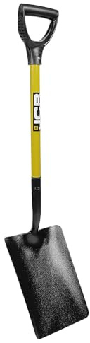 JCB Spade, gul och svart, platsspade – avsmalnande mun