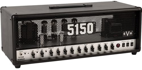 EVH 5150 Iconic Series 80W Head Black - Röhren Topteil für E-Gitarre