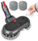 DrRobor Wischaufsatz für Dyson V11 V10 V15 V8 V7 Staubsauger, Wischmopp Aufsatz für Dyson mit Wassertank, LED Licht, 6 Waschbarer Wischmopp