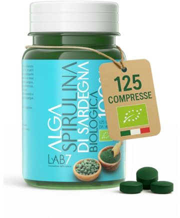 Spirulina Bio - Integratore Difese Immunitarie e Fonte di Energia - 100% Naturale - 125 Compresse da 400 mg - Made in Italy