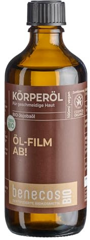 BenecosBIO - Olio per il corpo biologico di jojoba per la pelle liscia