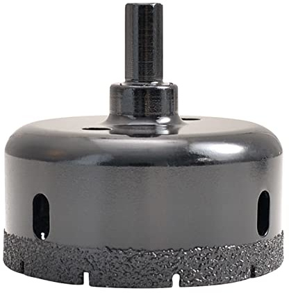 KATUR Diamond Drill Bit Brazed Core Hole Saw 70mm, Hollow Hole Cutter for Glass, Porcelain, Tile, Marble, Ceramic, Granite