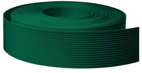FORTENA Sichtschutzstreifen PP für Zäune Classice Line 4,75cm x 50m in fünf Farbe, Sichtschutzband mit Form Classic, optimaler Sichtschutz für Ihren Zaun (RAL 6005 (Grün))