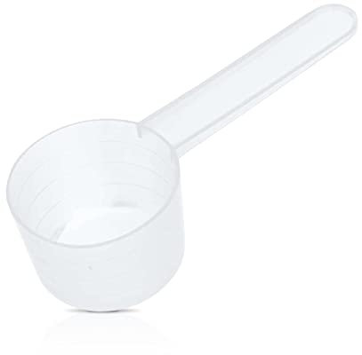 cucchiai dosatori da 40 ml, dosatore da 40ml, trasparente con scala da 10 ml, 20 ml, 30 ml, 40 ml