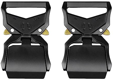 Shenky1 Gürtelschnalle 2er Set, 40mm Gürtelschnalle Herren, DIY Rucksack Taschen Gürtel Schnalle, Ersatz gürtelschnalle (MG Schwer)