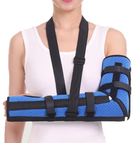 Elbow Brace Men Women Adult Forearm Sling Elbow Humerus Fracture Support Elbow Splint Immobilizer for Trauma, Fixation After Plaster Remova