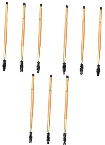 FOMIYES 3er-set Make-up-pinsel-set Augenbrauenpinsel Mit Doppelgriff Und Spoolie Zum Wimpernbiegen Beauty-pinsel Für Augenbrauen Und Mascara 3 Stück * 3