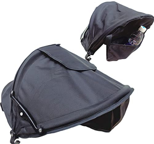 Huaqgu Cubierta para sombrilla para Cochecito de bebé,Cubierta para sombrilla para Cochecito de bebé Toldos Protectores para el Sol Cochecito para niños pequeños Cubierta para sombrilla a Prueba
