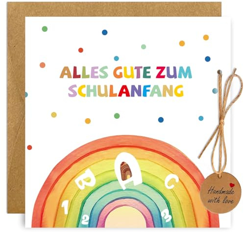 Yi'antai Geldgeschenk Einschulung mit Umschlägen, Mädchen Schulkind Schultüte Füllung Schulanfang Grußkarte Geschenke