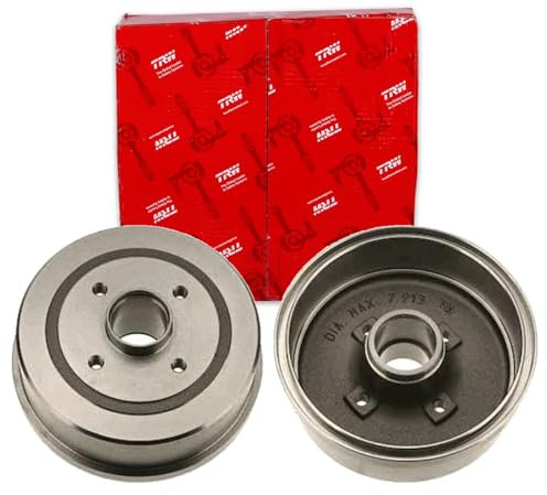 2X TRW 200mm Bremstrommeln hinten passend für Corsa TIGRA links + rechts |