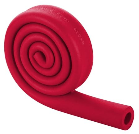 Pipe Insulation Foam Tubing for Handle Grip Support, 95 cm Length Foam Pipe Covers, 5mm Thick Foam Hose, Pipe Lagging Foam ID 18 22 25 28 32 mm(Red,ID 25mm （1）)