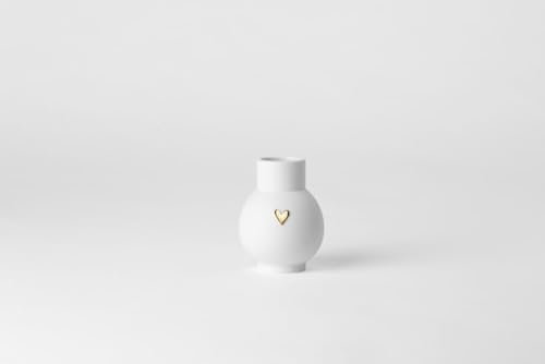 Räder Mini Kugelvase Herz Gold