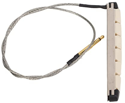 Guitar Pickup Stick Bridge Integrierter Streifen für 6 -Saiten -Akustik -Bassgitarre - Abnehmbarer Tonabnehmeranzug für Folk -Gitarristen