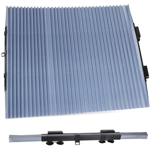 Ciieeo Parasol Parabrisas Coche Retráctil con Ventosas Protección Solar Reflectante Fácil De Cortar y Plegable Accesorio para Tipo De Vehículos