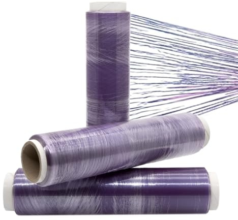 Zenic | Film alimentaire professionnel | 30 cm de largeur et 0,8 kg | 3 rouleaux | Papier film transparent pour cuisine hôtellerie tatouage et coiffure | Étirable et adhérent maintien de la tension
