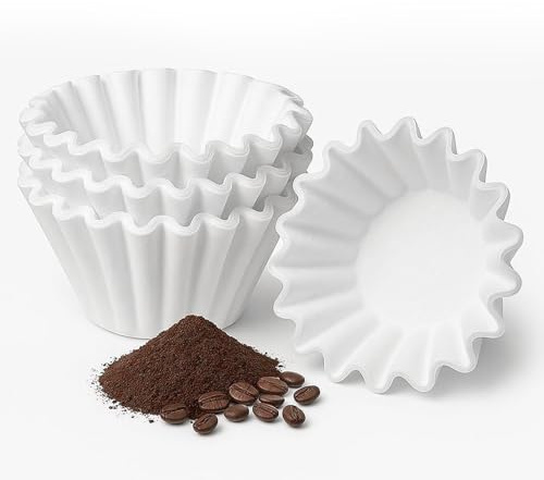 D L D Kaffee Filter 100 Stück 1-2 Tassen Größe geeignet, Tropfen Kaffeemaschine universell geeignet Mainstream-Marke ohne weißes Papier