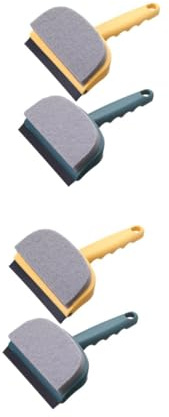 DEARMAMY 2 Series Limpiador Multifuncional De Esponja Doble Uso para Mamparas Accesorio De Limpieza Y Duradero Colores 2 Piezas*2