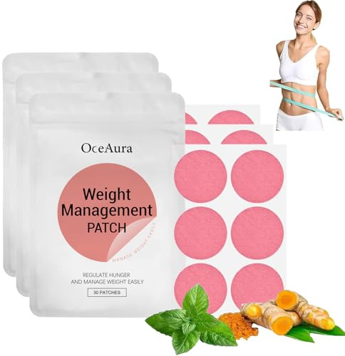JGFWAT Patch dimagrante | Toppe per la menopausa | Slim Patch Anti Cellulite | Dimagrante Rapido | Non irritante | Formula a base vegetale | Dimagrante Rapido Bruciatore di grassi | 30 vegani (3)