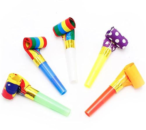 100 pezzi di fischietti for bambini, divertenti giocattoli for feste, for, for compleanno Per Feste Natale
