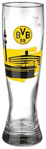 Borussia Dortmund BVB-Weizenglas, 0.5 liters, 1 Stück (1er Pack)