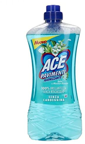 ACE Hygiene-Böden, Talkum und Moschus, weiß, 8 Flaschen à 1 l (8)