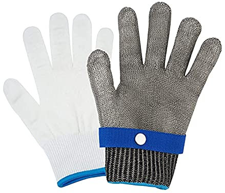 WXYZ Gant Anti Coupure Gants résistants à la Cuisson de Protection de 9e année, Gants de Travail de sécurité Alimentaire, utilisés pour élimination des huîtres, tuerie de Poisson, Cuisine, Jardin