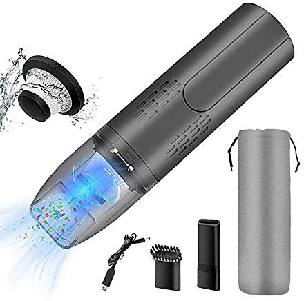NCRD Aspirapolvere Portatile Aspirapolvere Portatile Vuoto Cordless, aspirapolvere per mobili bagnati e asciutti, Polvere, tappeti, Pavimenti, Veicoli