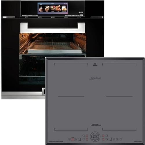 Kaiser Pyrolyse Backofen LaPerle »EH 6344+ KCT 6730 FG«, Elektro Backofen, TFT Display, Air fryer,Bratautomatik,79L + Flex Induktionskochfeld 60 cm
