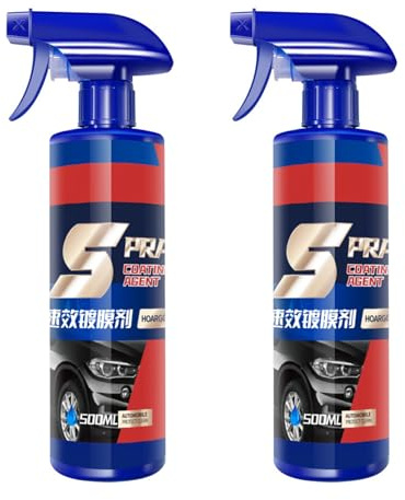 Keramik Auto Beschichtung Spray, 2x500ml Nano Kratzerentfernungsspray, Auto Beschichtungs Polier Spray, Autolack Reparatur Spray, Boote Motorräder Lack Reparatur