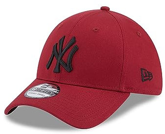 New Era New York Yankees MLB Fankappe rot Teamlogo Baseball Cap NY 39Thirty gebogener Schirm - XS-S