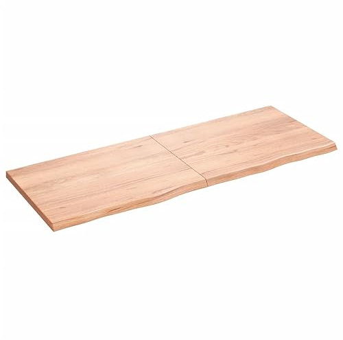 Gecheer Wandregal Regal Ersatzplatte Wandboard Schreibtischablage Schrankablage,Badezimmerablage,Schrankplatte,Schreibtischplatte,Tischplatte Holzregal Regalbrett 160 x 60 x 4 cm (L x B x T) Hellbraun