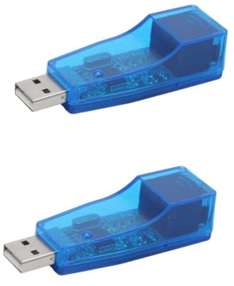Gatuida 2pcs USB Ethernet Adapter Network Lan USB to Adapter for PC Laptop Lan for Home and Office Use